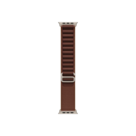 APPLE 49mm Burgundy Alpine Loop - Small - Natural Titanium Finish Apple