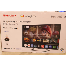 SALE OUT. Sharp 50HR7265E 50" (126cm) QLED 144Hz 4K Ultra HD Google TV, Dolby Vision, Dolby Atmos, Central Stand SALE OUT. Sharp 50HR7265E 50