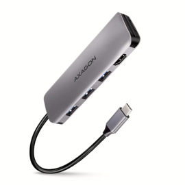 AXAGON SuperSpeed USB-C COMBO 5in1 hub HMC-HCR3A