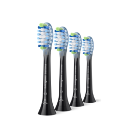 Philips HX9044/88 Sonicare Premium Plaque Defence Replacement brush heads, 4 pcs, Black Philips