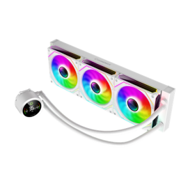 Gamemax CPU Liquid Cooler ICEBURG 360 DIGITAL WH White