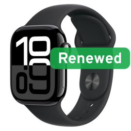 Apple Renewed Grade A++ Apple Watch Series 10 LTE 42mm Jet Black