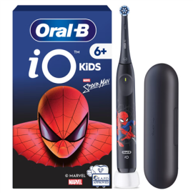 Oral-B Electric Toothbrush with Travel Case, 6Y+ iO Kids Marvel Spiderman Rechargeable