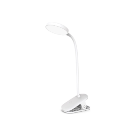 ColorWay LED Table Lamp Flexible and Clip 2 with Built-in Battery | CW-DL10FCB-W