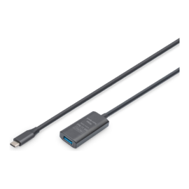 Digitus | Active USB 3.2 Gen1 5G extension cable | DA-73110 | USB-C to USB-A