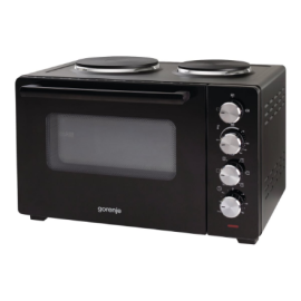 Gorenje | Mini Oven | OM30GBX | 30 L | Number of burners/cooking zones 2 | 1600 W | Black