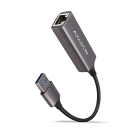 AXAGON ADE-TR Compact aluminum USB 3.2 Gen 1 Gigabit Ethernet 10/100/1000Mbit adapter with automatic