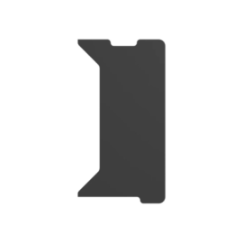 Genesis | Holm Modular Side Desk Top Right 40cm | NDS-2279 | Anthracite Black