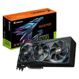 Gigabyte AORUS GeForce RTX 5070 MASTER 12G | NVIDIA | 12 GB | GeForce RTX 5070 | HDMI ports quantity