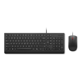 Lenovo Essential | Keyboard and Mouse Combo | Wired | US Euro | Black