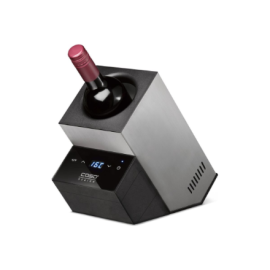 Caso | Wine Cooler | WineCase Deluxe Inox | Bottles capacity 1 | Black/Silver