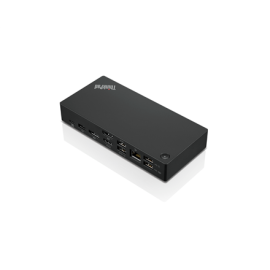 Lenovo | ThinkPad Universal USB-C Dock - EU | Docking station | Ethernet LAN (RJ-45) ports 1 | VGA (