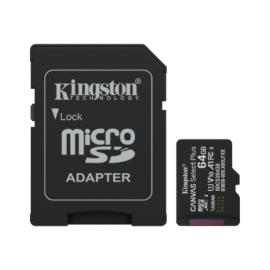 Kingston Canvas Select Plus | 64 GB | microSD | Flash memory class Class 10