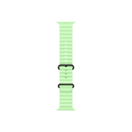 Apple | 49mm Neon Green Ocean Band - Black Titanium Finish