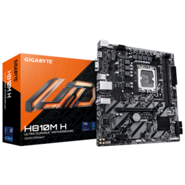 Gigabyte H810M H | Processor family Intel | Processor socket LGA1851 | DDR5 | Supported hard disk dr