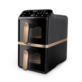 Philips Dual Basket Airfryer | NA462/70 4000 Series | Power 2750 W | Capacity 10 L | Rapid Air techn