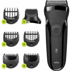 Braun Shaver | 300BT Series 3 | Operating time (max) 30 min | NiMH | Black