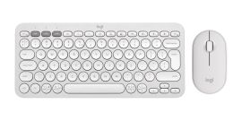 KEYBOARD +MOUSE COMBO PEBBLE 2/WHITE 920-012240 LOGITECH