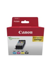 Canon CLI-581 (2103C007) Ink Cartridge Multipack, C/M/Y/BK