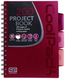 Spiral note book A5 Coolpack Red