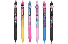 Retractable rubberised erasable pen CoolPack Disney Stitch Black