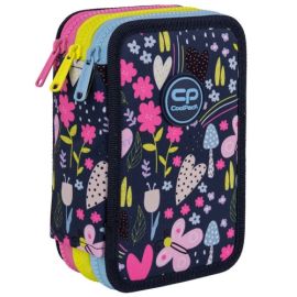 Triple decker pencil case with equipment CoolPack Jumper 3 IN THE GARDEN