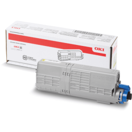 OKI C532/MC573 (46490605) Toner Cartridge, Yellow
