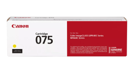 Canon CRG 075 Y (6362C002) Toner Cartridge, Yellow