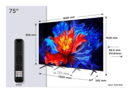 TCL 75 " 4K Ultra HD 3840 x 2160 pixels
