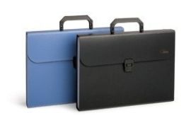 Folder-briefcase, file folder Forpus, A4, blue, 12 + 1 compartments 0822-006