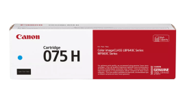 Canon CRG 075H C (6368C002) Toner Cartridge, Cyan