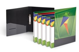 Binder Forpus, A4 / 30 mm, 2 rings, 16 mm, plastic, blue