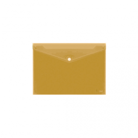 Envelope with print Forpus, A4, plastic, yellow, transparent