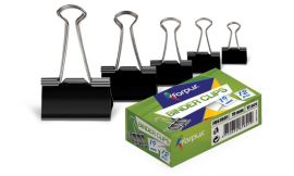 Forpus clips, 41mm, black 12 pieces