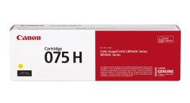 Canon CRG 075H Y (6366C002) Toner Cartridge, Yellow