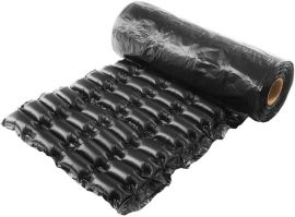 Bublaki B4025 Air film roll, four rows 40 x 25 cm, 300 m, Black