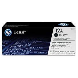 HP 12A (Q2612A) Toner Cartridge, Black