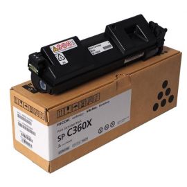 Ricoh SP C360X (408250) Toner Cartridge, Black
