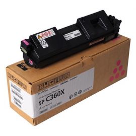 Ricoh SP C360X (408252) Toner Cartridge, Magenta