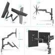 MONITOR ACC DESK MOUNT/13-32" BLACK G140-B ONKRON