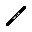 Brother TZe-315 Laminated tape White on Black