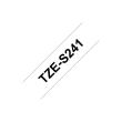 Brother TZe-S241 Strong Adhesive Laminated Tape Black on White
