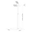 MONITOR ACC FLOOR STAND 10-32"/FPMA-D1550SILVER NEOMOUNTS