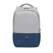 NB BACKPACK ANTI-THEFT 17.3"/7567 GREY/DARK BLUE RIVACASE