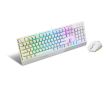 KEYBOARD +MOUSE/VIGOR GK30 COMBO WHITE US MSI