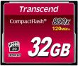 MEMORY COMPACT FLASH 32GB/800X TS32GCF800 TRANSCEND