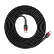 CABLE USB-C TO USB-C 2M/RED/BLACK CATKLF-H91 BASEUS