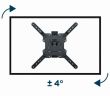 TV SET ACC WALL MOUNT 32-55"/WM-55ST-01 GEMBIRD