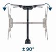 TV SET ACC WALL MOUNT 32-55"/WM-55ST-01 GEMBIRD
