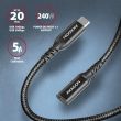 CABLE USB-C EXTENSION 0.5M/BLACK BUCM32-CF05AB AXAGON